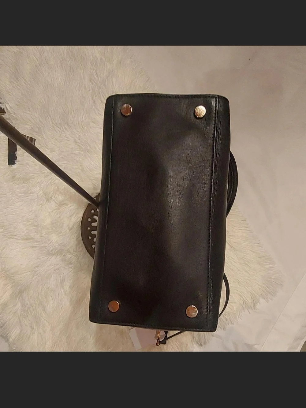 Michael Kors Black Hamilton Leather Satchel 2017
